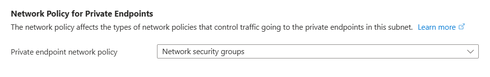 subnet nsg