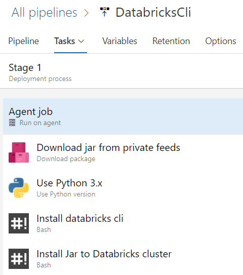 Azure DevOps release pipeline to install jar to Databricks